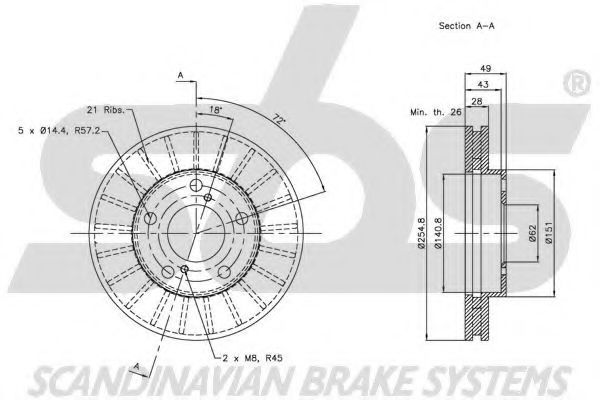 Disc frana 3