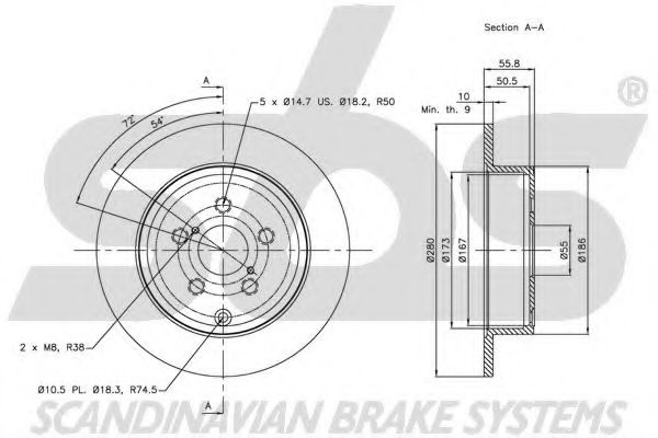Disc frana 3