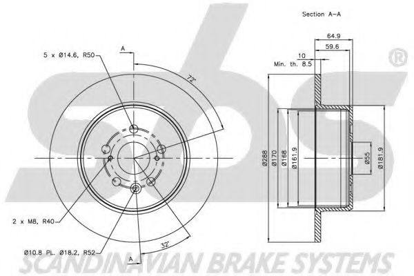 Disc frana 3