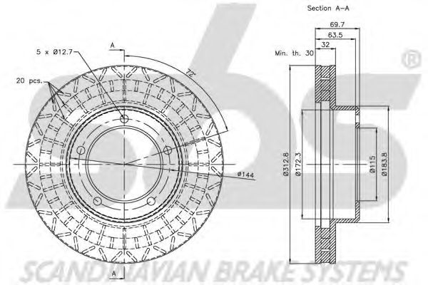 Disc frana 3