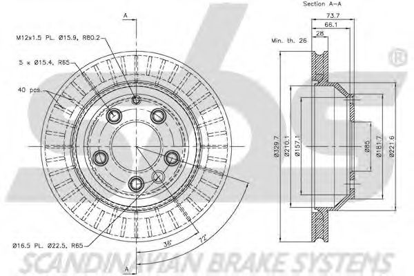 Disc frana 3