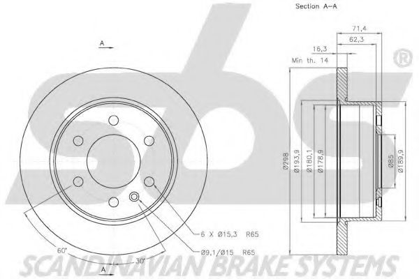 Disc frana 3