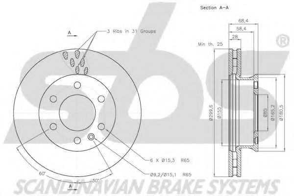 Disc frana 3