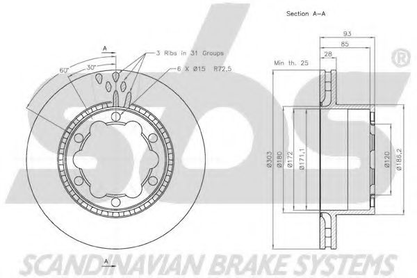Disc frana 3