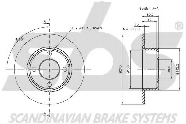 Disc frana 3