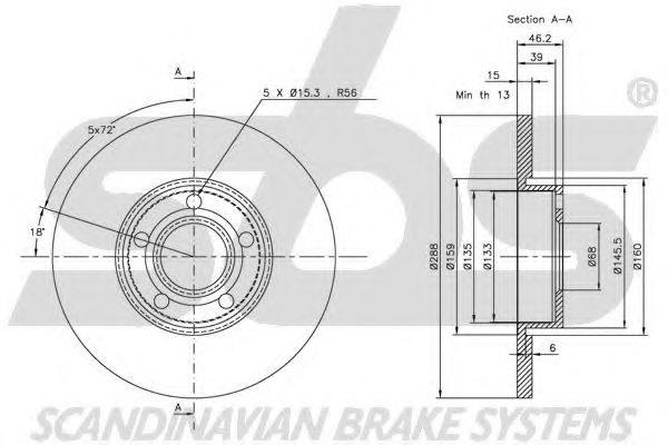 Disc frana 3