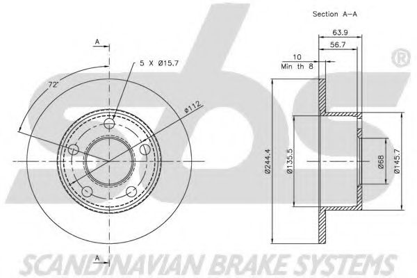 Disc frana 3