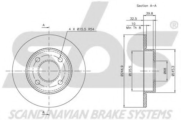 Disc frana 3