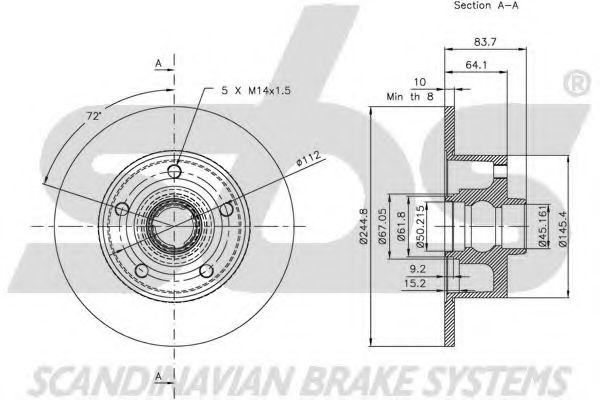 Disc frana 3