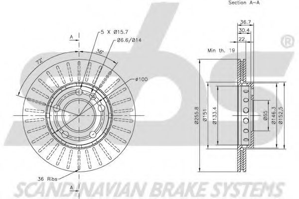 Disc frana 3