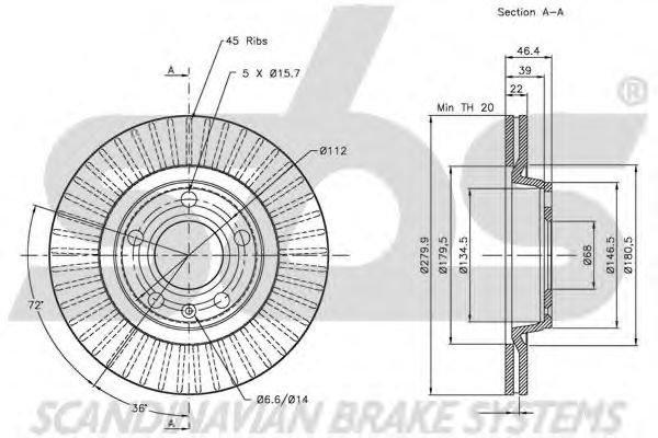 Disc frana 3