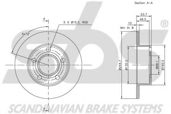 Disc frana 3