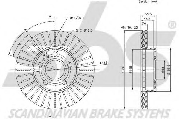 Disc frana 3