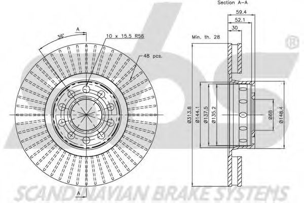 Disc frana 3