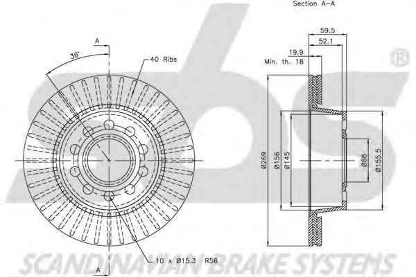 Disc frana 3