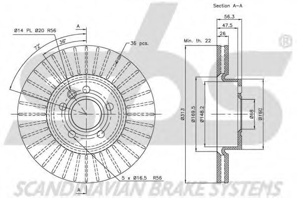 Disc frana 3