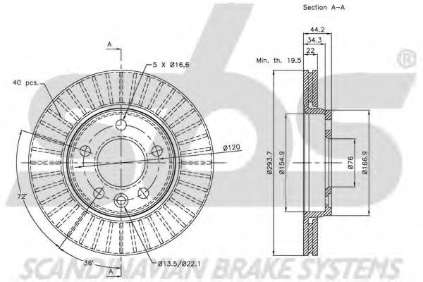 Disc frana 3