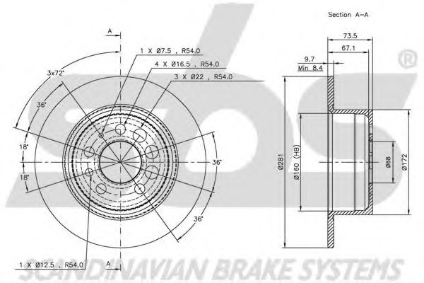Disc frana 3