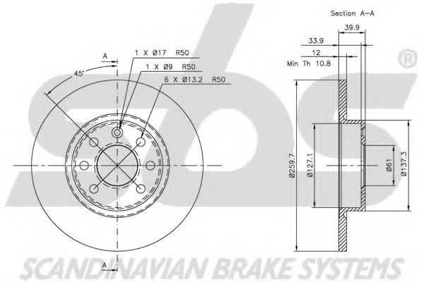 Disc frana 3