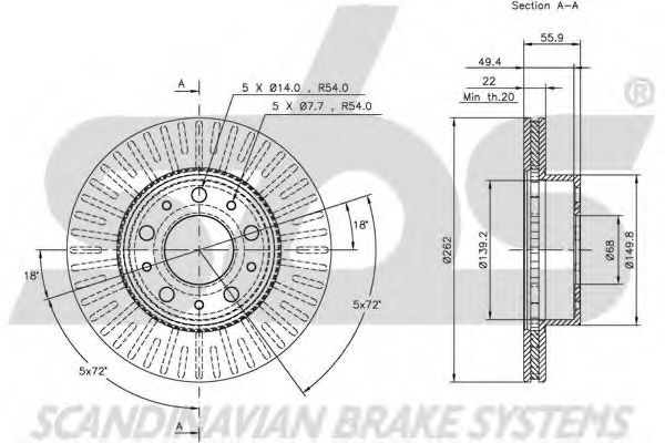 Disc frana 3