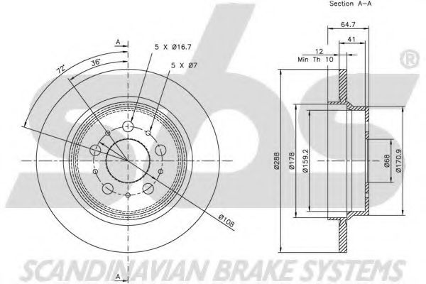Disc frana 3