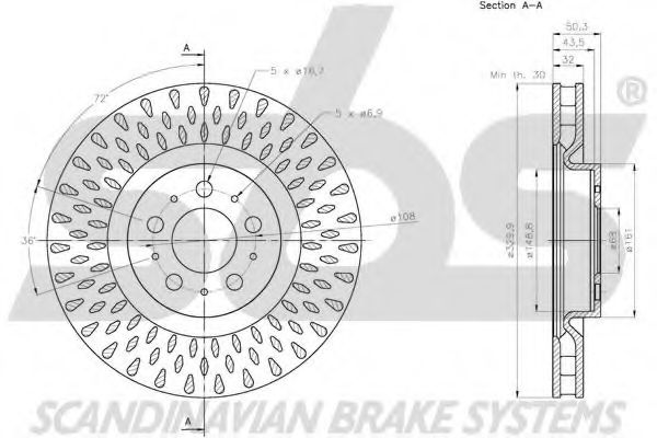 Disc frana 3