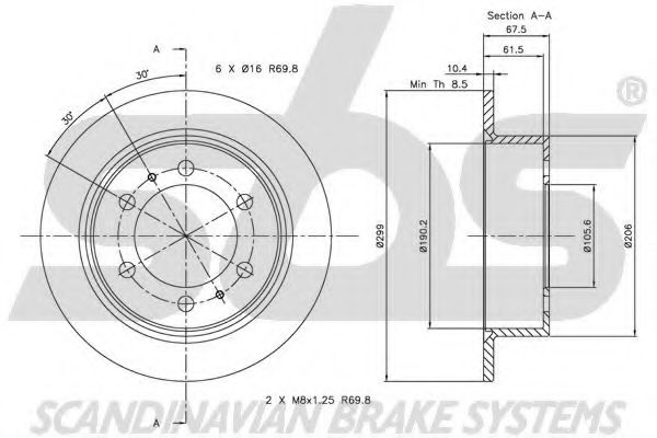 Disc frana 3