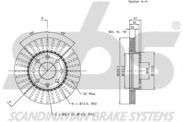 Disc frana 3