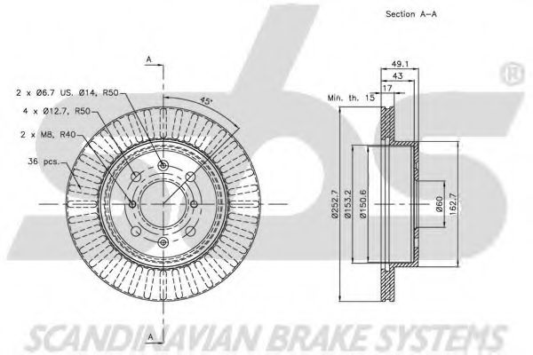 Disc frana 3