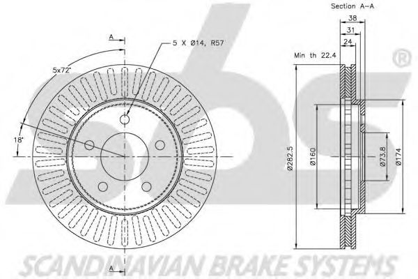 Disc frana 3