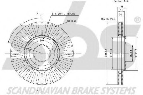 Disc frana 3