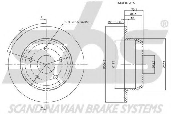 Disc frana 3