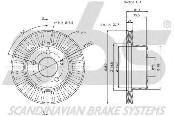 Disc frana 3