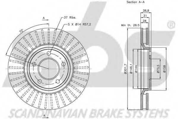 Disc frana 3