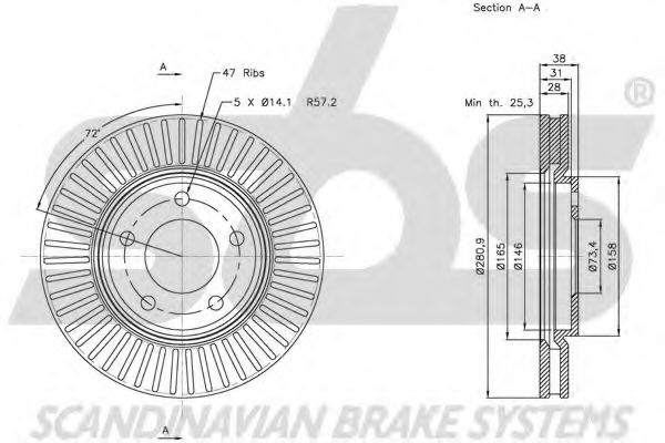 Disc frana 3