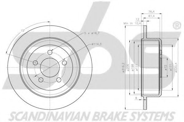 Disc frana 3