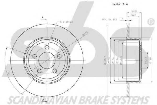 Disc frana 3