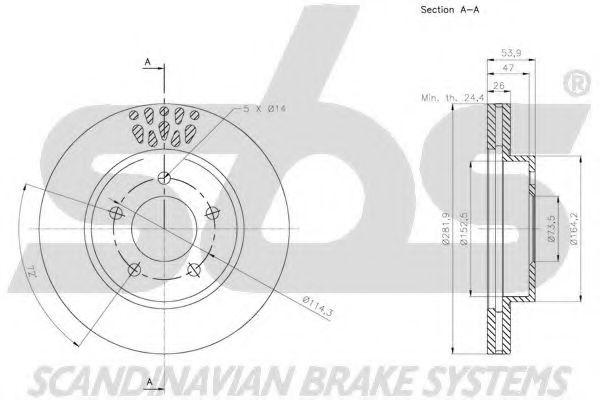 Disc frana 3