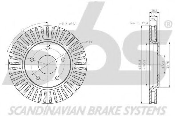 Disc frana 3