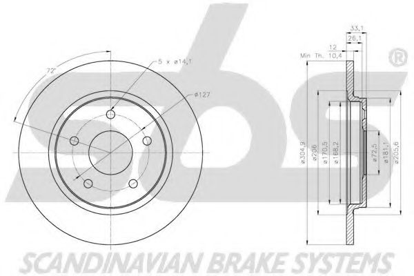 Disc frana 3