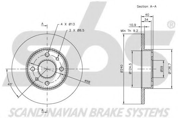 Disc frana 3