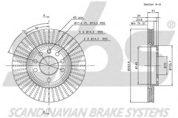 Disc frana 3