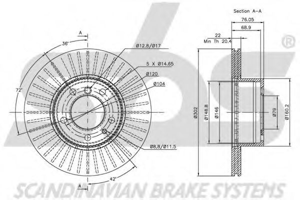 Disc frana 3