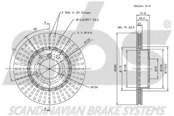 Disc frana 3