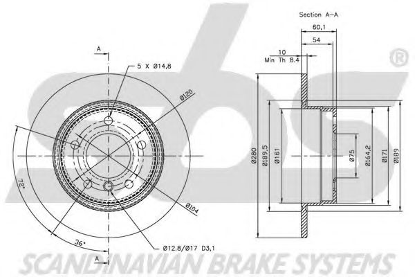 Disc frana 3