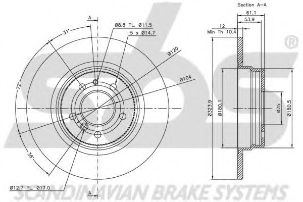 Disc frana 2