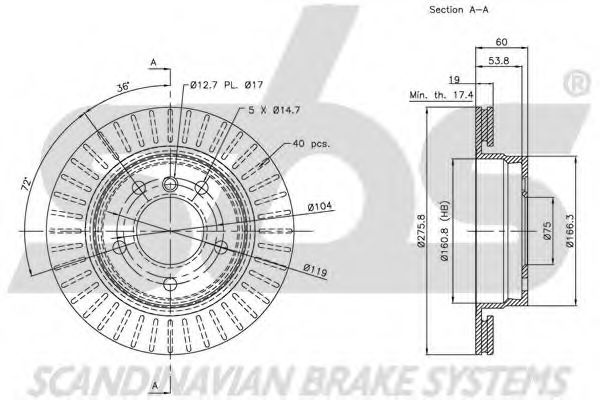 Disc frana 3