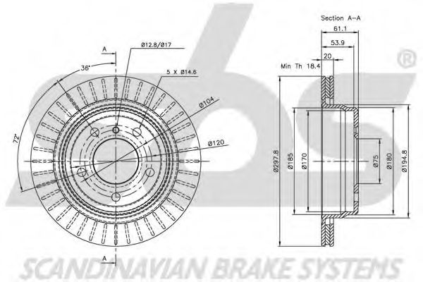 Disc frana 3