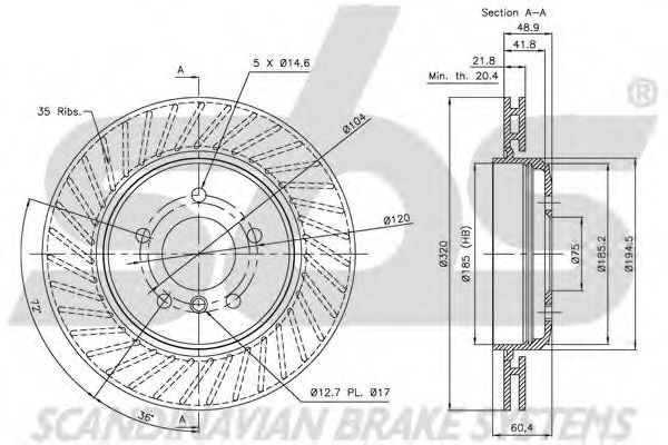 Disc frana 3