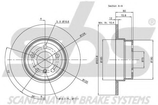 Disc frana 3